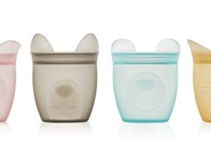 Zip Top Reusable 100% Silicone Baby + Kid Snack Containers