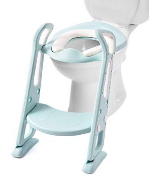 Potty Seat with Step Stool,Viugreum Adjustable Potty Seat