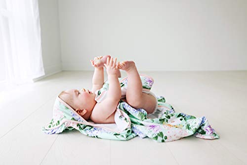 Posh Peanut Baby Ruffled Hooded Towel - Super Soft and Adorable Cotton Toddler Towel for Home, Beach, and Pool Fun