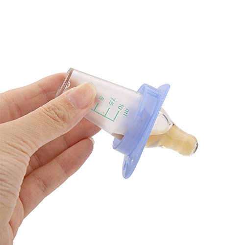 Silicone Simulation Pacifier Medicine Dispenser with Scale Anti Choking