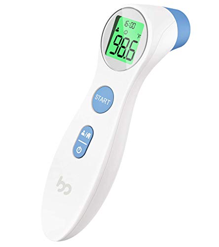 Babies Forehead Thermometer Non Contact Thermometer with Fever Indicator