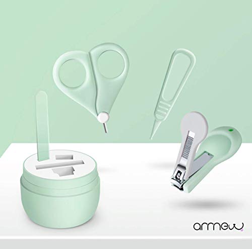 ARRNEW 4-in-1 Baby Nail Kit, Baby Nail Clippers
