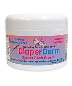 DiaperDerm 8oz All Natural Pediatrician Formulated Diaper Rash Cream