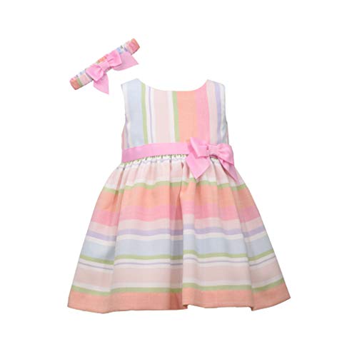 Bonnie Jean Baby Girl's Spring Easter Dress with Headband