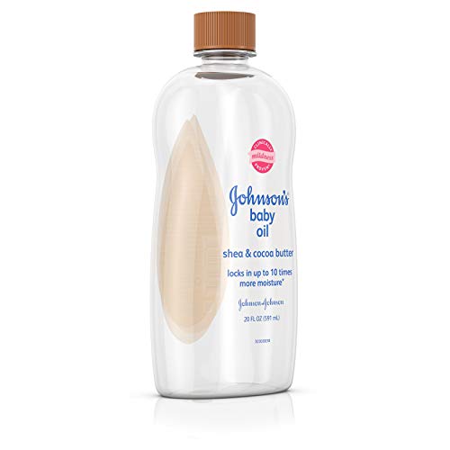 Johnson's Baby Oil, Mineral Oil Enriched With Shea