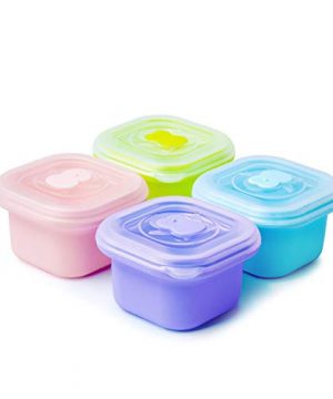 Termichy Baby Food Storage, 4 Pcs Silicone Baby Food Containers