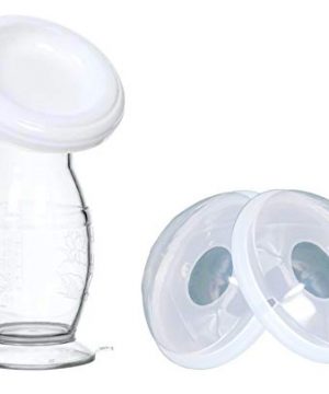 Portable Breast Pump with Stopper and Reusable Breast Shells Milk