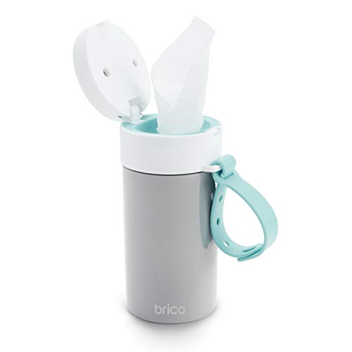 Brica Clear-to-Go Wipes Container Starter Pack - Gentle Care On the Go