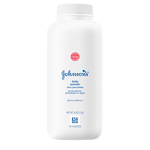 Johnson's Baby Powder for Delicate Skin, Hypoallergenic and Free of Parabens