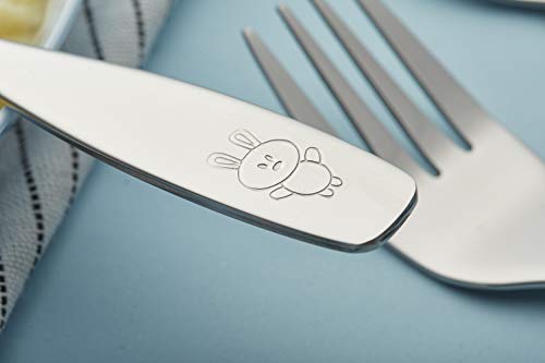 Premium Stainless Steel Kids Flatware Set - ANNOVA 12-Piece Children's Safe Cutlery Collection