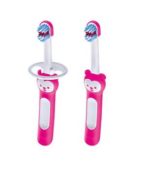 Pink Baby Toothbrushes The Bear Character
