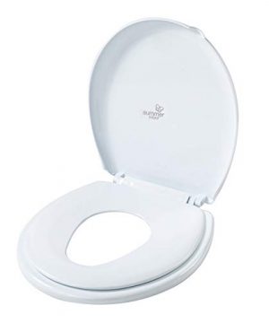 Summer 2-in-1 Toilet Trainer (Round, White) – Potty Training Seat