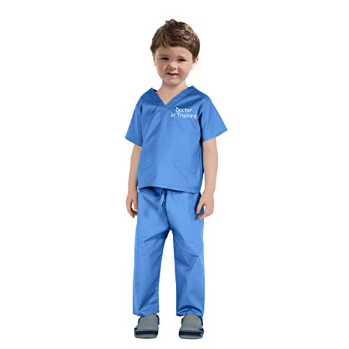 Scoots Kids Scrubs for Baby Boys, Doctor in Training Embroidery
