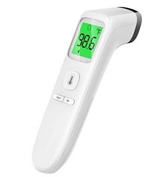 Touchless Thermometer with Fever Alarm and Reminiscence Perform