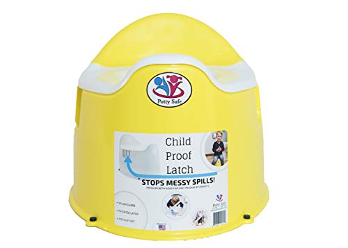 Potty Safe-Potty Training Toilet w/Child Proof Latch; Potty Chair