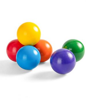 Learning Toy Rainbow Wooden Ball Set