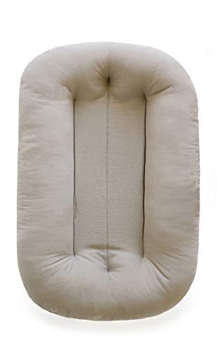 Snuggle Me Organic Bare | Baby Lounger,Infant Floor Seat