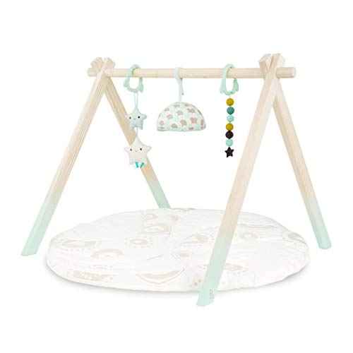 B. toys – Wooden Baby Play Gym – Activity Mat