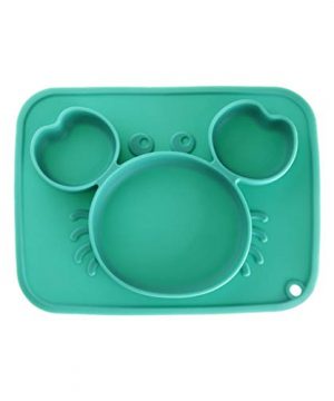 Baby Suction Plates, Non-Slip Feeding Placemat for Babies