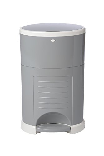 Dekor Classic Hands-Free Diaper Pail | Gray | Easiest to Use