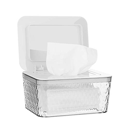 Large Capacity Wipes Dispenser Box with Lid - Keep Your Diaper Wipes Fresh and Ready