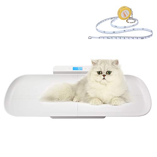 BYKAZATY Pet Scale with Tape Measure, Multi-Function Baby Scale