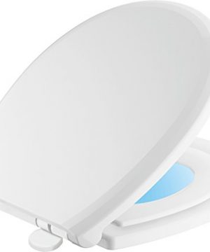 Training Nightlight Toilet Seat with Slow Close and Quick-Release
