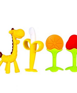 Baby-Teething-Toys (4 Pack)- Banana Teether Toy