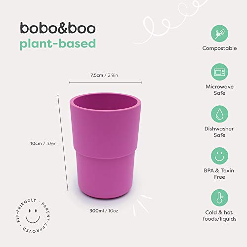 Bobo&boo Plant-Based 3 Pack Cups Lagoon