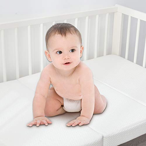 Fitted Foldable Memory Foam Pack n Play Mattress Pad