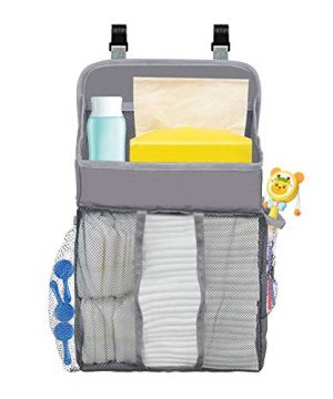 Hanging Baby Diaper Caddy Organizer For Crib Changing Table