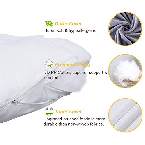 Pregnancy Pillow, U-Shaped 52" Full Body Maternity Pillow