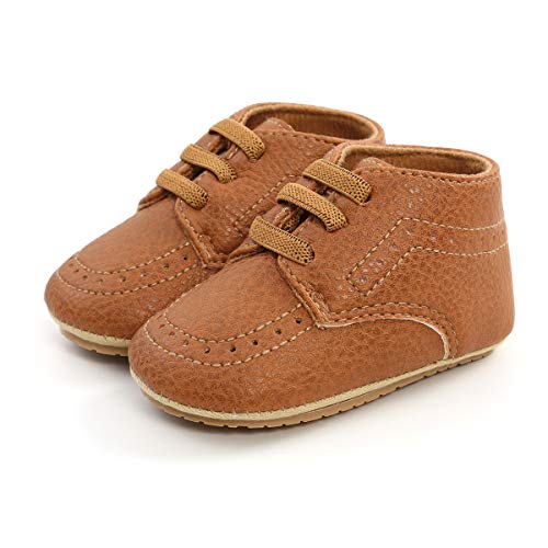 COSANKIM Baby Boys Girls Shoes Lace Up Leather
