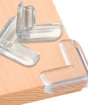SurBaby 24 Pack L-Shaped Clear Corner Protector