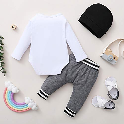 Newborn Baby Boy Clothes Long Sleeve Romper Outfits Set
