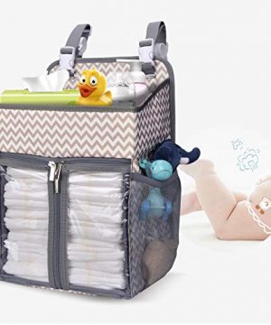 BAGLHER Hanging Diaper Organizer, Baby Supplies Storage