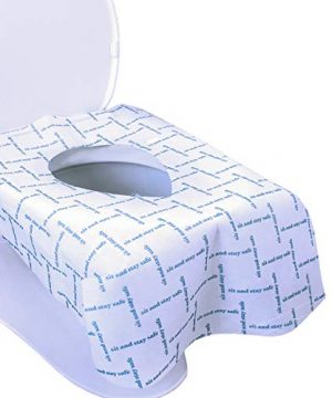 Handy Basix XL Full Coverage Disposable Toilet Seat Covers for Kids