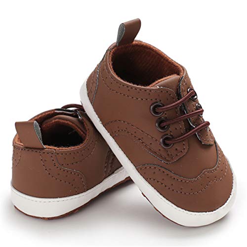 Moccasin Crib Shoes for 12-18 Month Old Boys and Girls