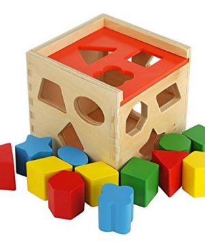 Colorful Shape Cube Sorting Puzzle