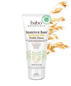 Babo Botanicals Sensitive Baby Zinc Diaper Cream With Colloidal Oatmeal