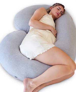 PharMeDoc Pregnancy Pillow, C-Shape Full Body Pillow