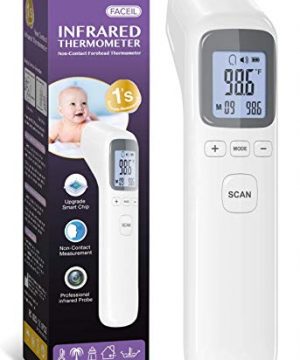 Thermometer for Adults Forehead, Touchless Thermometer for Fever