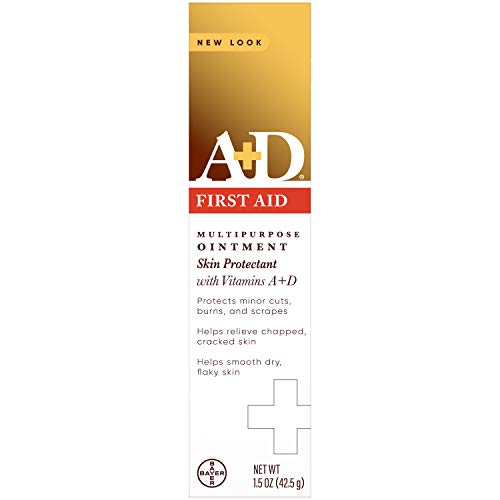 A+D First Aid Ointment - Moisturizing Skin Protectant for Dry Cracked Hands