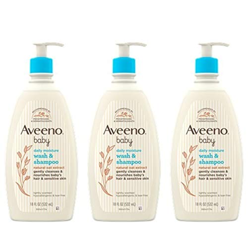 Aveeno Baby Daily Moisture Gentle Bath Wash Natural Oat Extract