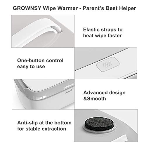 Wipe Warmer, Baby Diaper Wipes Dispenser Holder BPA-Free
