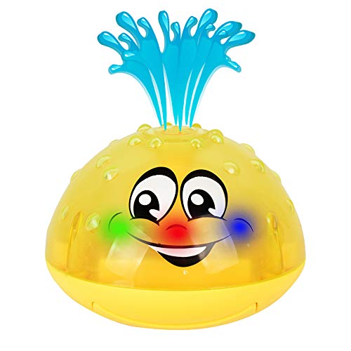HLXY Bath Toy, Spray Water Squirt Toy LED Light