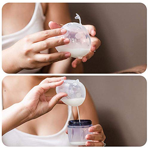 Breast Milk Collector Pumping or Breastfeeding Moms