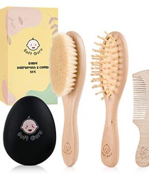 Soft Guru Baby Hair Brush and Comb Set