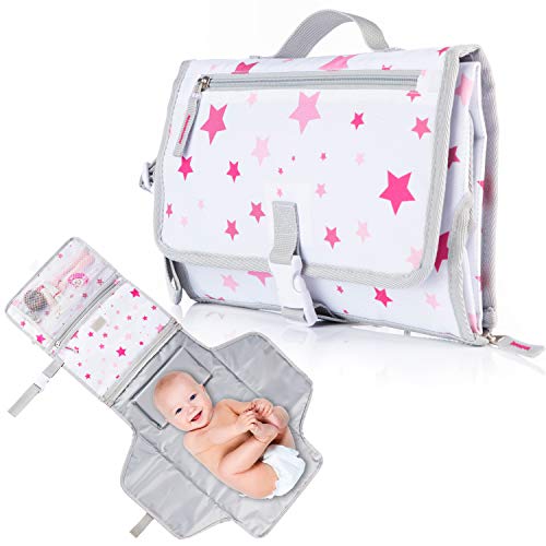Ludivy Portable Diaper Changing Pad for Baby Girl