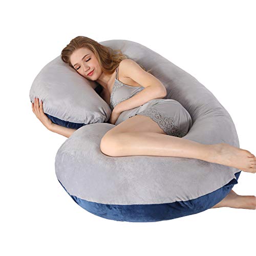 MUMO Pregnancy Pillow C Shaped Full Body Pillow